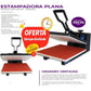 Plancha Plana 38x38 Sublimación Transfer y DTF - TAINO®