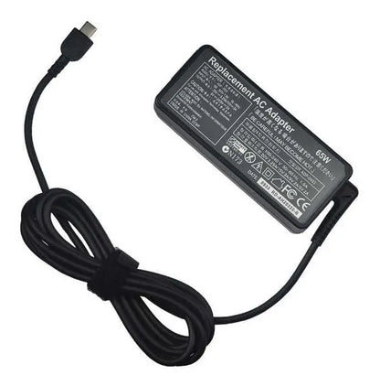 Cargador LENOVO 20v 3.25a 2.25a Punta TYPE C Cable Corriente - TAINO®
