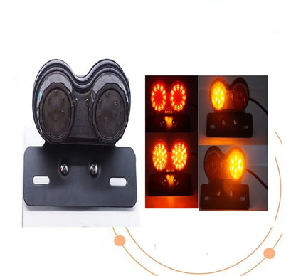Faro Led Trasera Universal Porta Placa Para Motocicleta Bmw - TAINO®