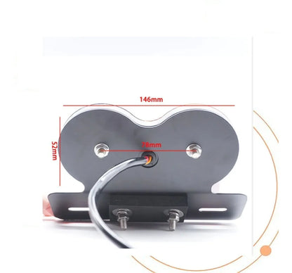 Faro Led Trasera Universal Porta Placa Para Motocicleta Bmw - TAINO®