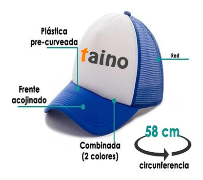 Gorra de Sublimación Trucker Colores - TAINO®