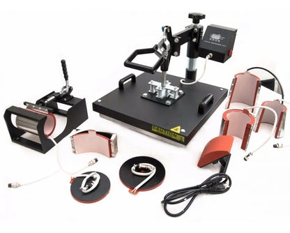 Combo Sublimación 11 en 1 Plancha Importada 30x40 Impresora Tintas Hojas - TAINO®