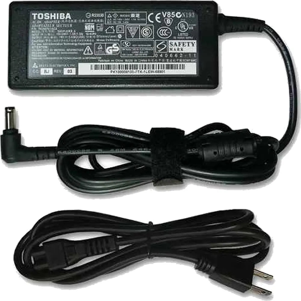 Cargador TOSHIBA De 19v 3.42a Cable Corriente - TAINO®