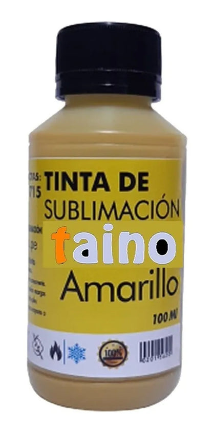 Pack Tinta Sublimacion Importada 100ml Negro Cian Yellow Magenta - TAINO®