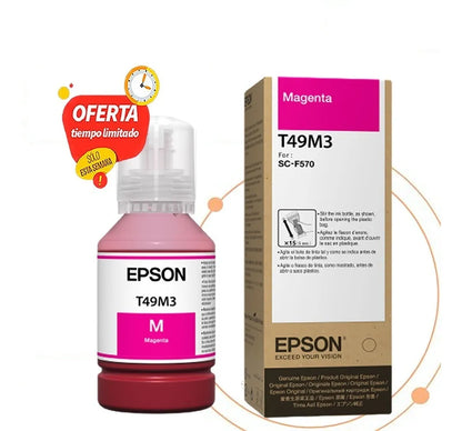 Tintas Epson Sublimacion T49M1 Original Black Cian Yellow Magenta - TAINO®
