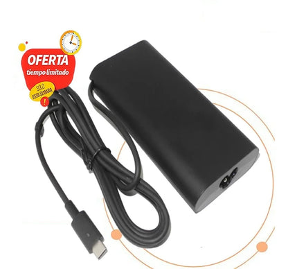Cargador DELL 20v 4.5a 3a Punta Tipo C Cable Corriente - TAINO®