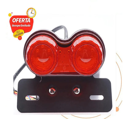 Faro Led Trasera Universal Porta Placa Para Motocicleta Bmw - TAINO®