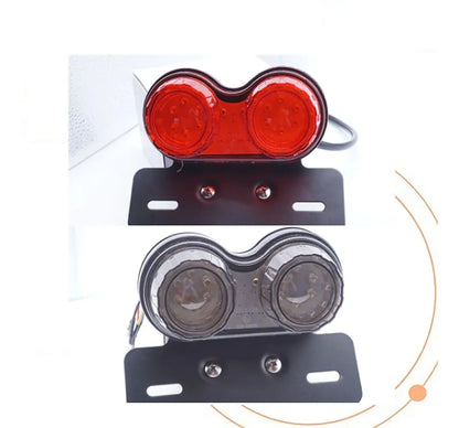 Faro Led Trasera Universal Porta Placa Para Motocicleta Bmw - TAINO®