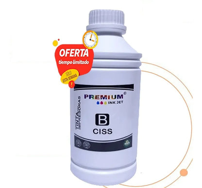 Pack Tinta Premium 1 Litro Impresoras Hp Canon Epson Brother B-C-Y-M - TAINO®