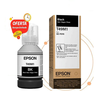 Tintas Epson Sublimacion T49M1 Original Black Cian Yellow Magenta - TAINO®