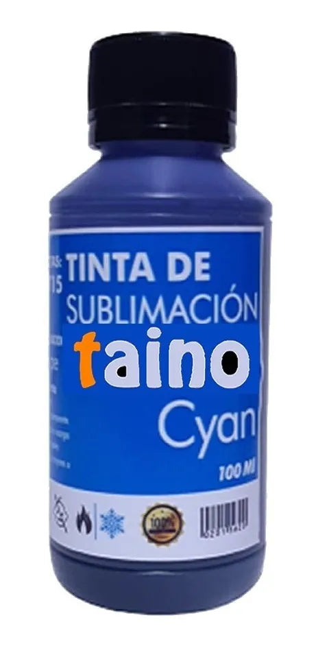 Pack Tinta Sublimacion Importada 100ml Negro Cian Yellow Magenta - TAINO®