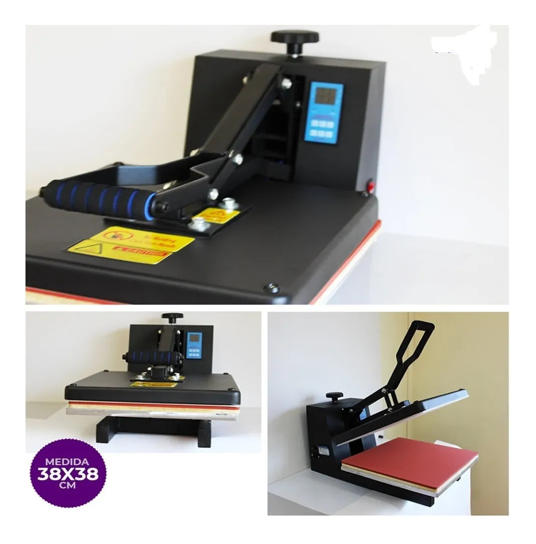 Plancha Plana 38x38 Sublimación Transfer y DTF - TAINO®