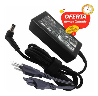 Cargador TOSHIBA De 19v 3.42a Cable Corriente - TAINO®