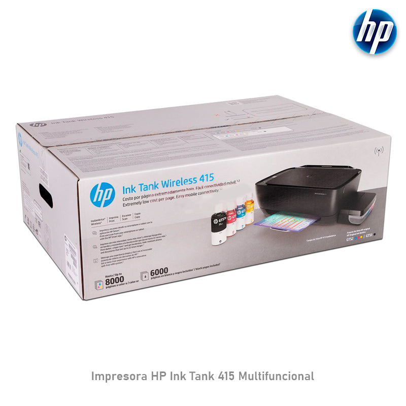 Impresora Hp 415 Wifi Tinta Continua Original Multifuncional - HP