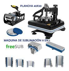 Máquina de Sublimación 11 En 1 FREESUB Plancha 29X38