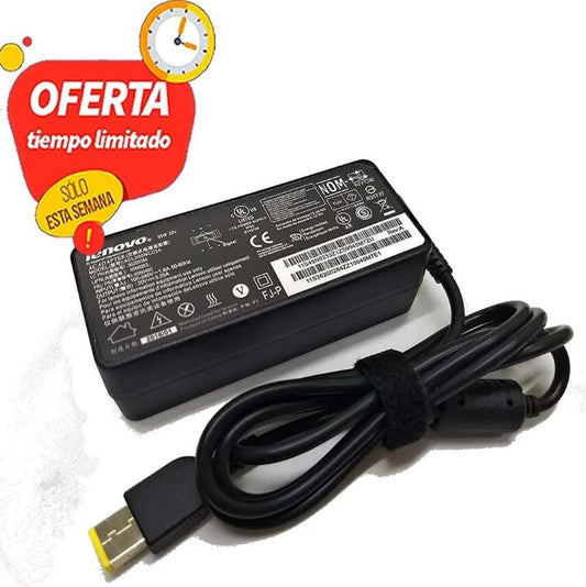 Cargador LENOVO 20v 2.25a Punta USB Cable Corriente de Regalo