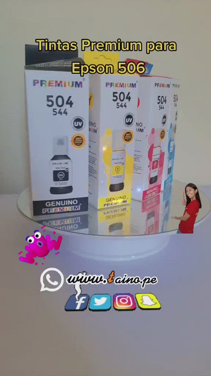 Tinta Epson 504-544 Premium Negro Cian Yellow Magenta Pack