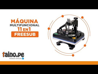 Máquina de Sublimación Multifuncional 11 en 1 Plancha 29X38 Freesub