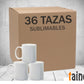 Taza Blanca de Sublimación 11onz Calidad Triple AAA Caja 36 - TAINO®